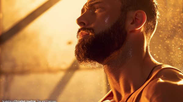 Sculpter sa mâchoire carrée : astuces et exercices