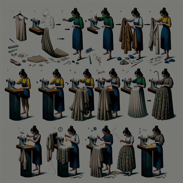 Quelles méthodes pour recycler une vieille robe en une pièce moderne?